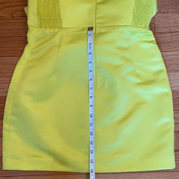 NWT Bright Yellow Party Dress by Zara SIZE- Small - Picture 11 of 13